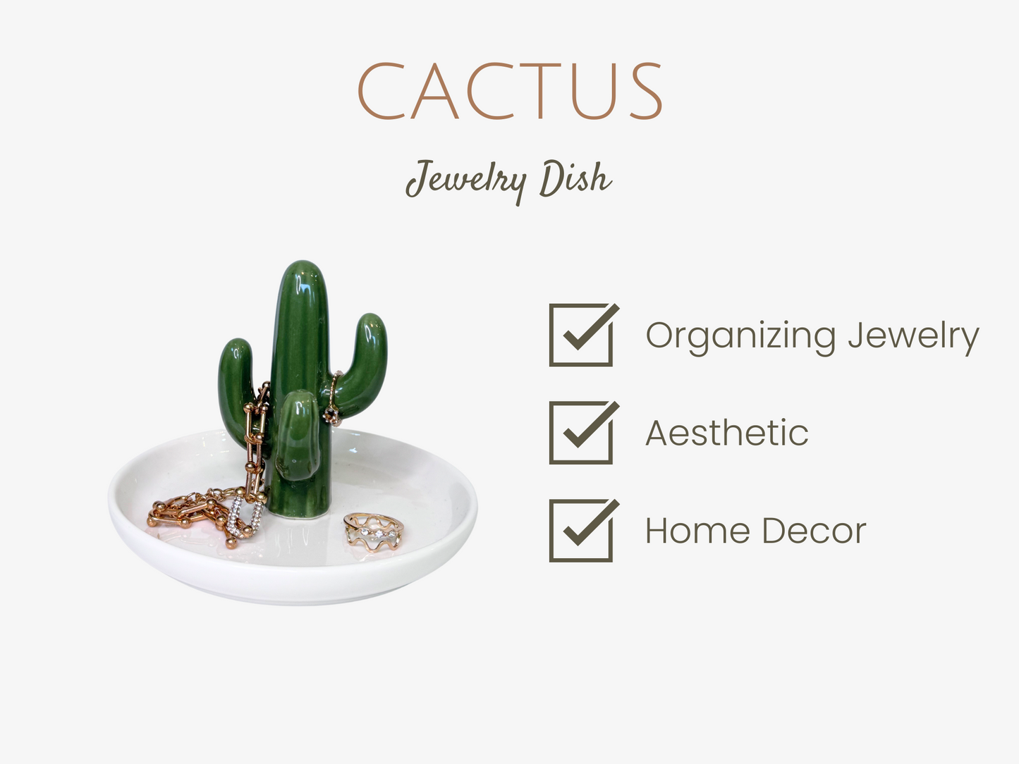 Cactus Ring Dish Holder