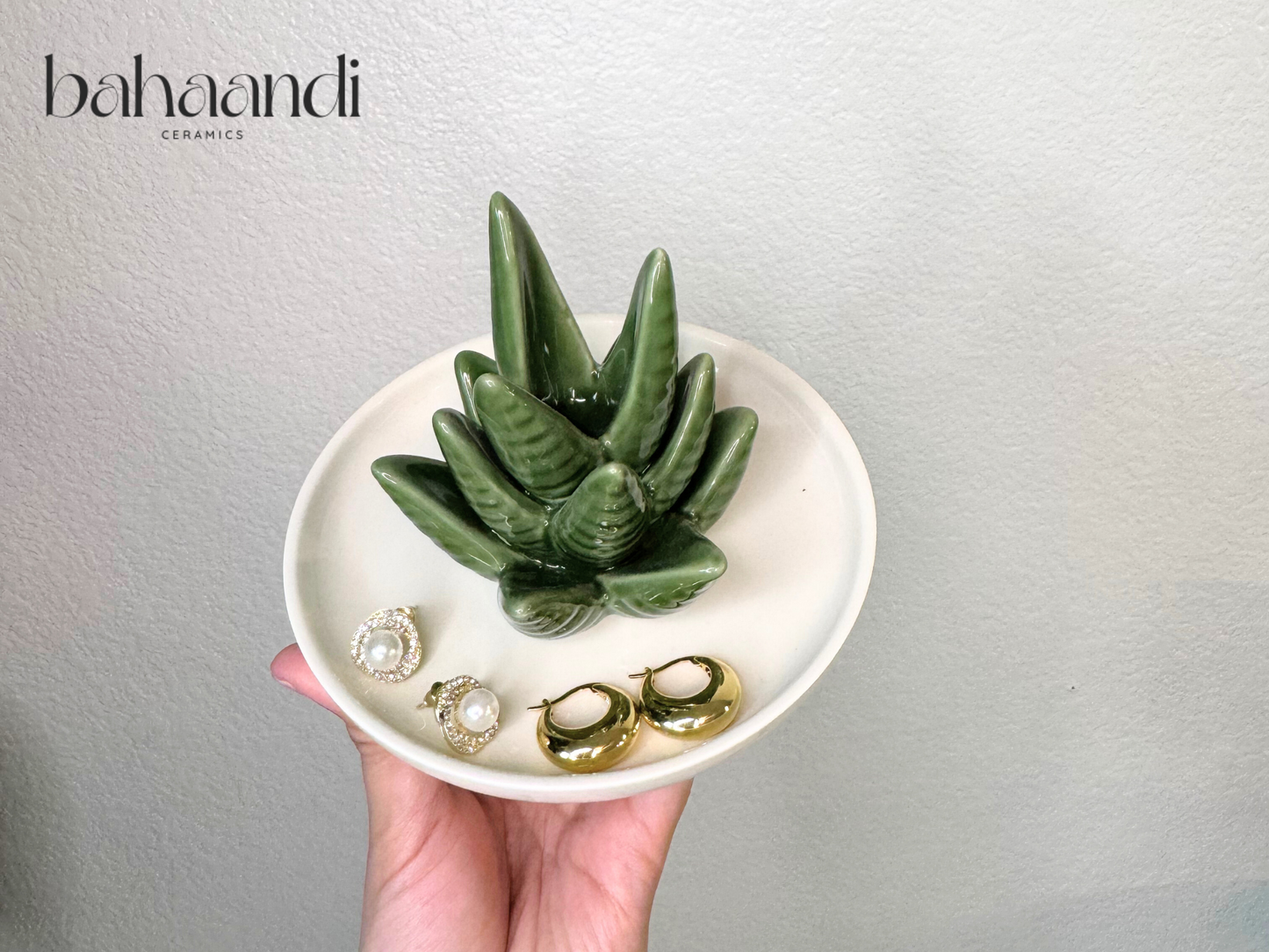 Aloe Vera Jewelry Dish