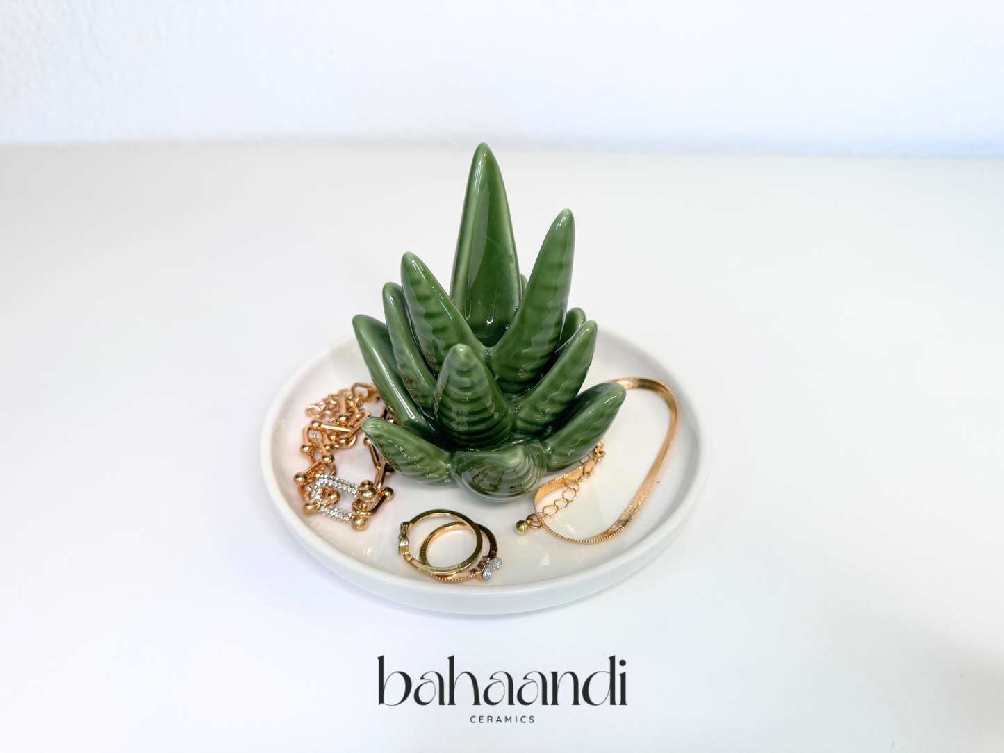 Aloe Vera Jewelry Dish